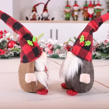 Crăciun Decorare Fereastră Fără Chip De Păpușă Decoratiuni De Craciun Nordic Creative Papusa Ornamente