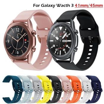 Curea Pentru Samsung Galaxy Watch 3 41mm 45mm Active 2 40mm 44mm Trupa Cu Protector TPU Caz Ecran Brățară Accesorii Samsung