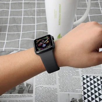 Dabruyne Silicon Moale Sport Banda Curea Pentru Apple Watch Seria 4 3 2 1 42mm 38mm 40mm 44mm brățară Brățară Curea Pentru Apple Watch