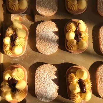 Dacquoise Tort Mucegai Acrilice Cookie Mucegai Makaron Desert Panificatie Japonia DIY Instrument de Copt