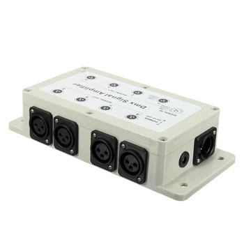 Dc12-24V 8 Canale de Iesire Dmx Dmx512 Controler cu Led-uri Amplificator de Semnal Separator de Distribuitor Pentru Echipamente Acasă