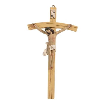 De Epocă Din Lemn, Cum Ar Fi Wall Cruce Crucifix Sfânt Religioase Sculptate Hristos Sculptat