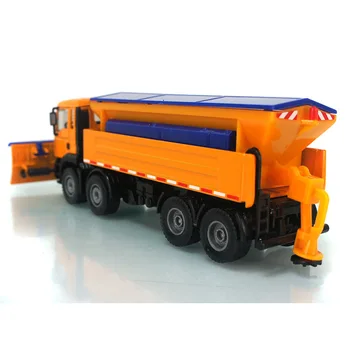 De înaltă calitate 1:50 lopata de zăpadă aliaj model,turnare de inginerie de transport de modelul de masina pentru copii,cadou amendă de colectare