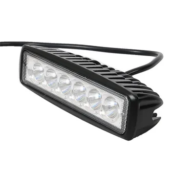 De înaltă Calitate 18W 6000K LED Lumini de Lucru Bar Lampa de Ceață Off-Road Pentru Auto Camioane Barca SUV