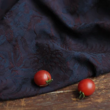 De înaltă calitate tesatura de bumbac Violet jacquard tissus clasa de Top rochie, cămașă, cheongsam îmbrăcăminte mozaic
