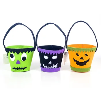 Decor de Halloween sac de depozitare de Halloween, cadou geanta candy bag petrecere de Halloween pentru copii dress up pentru Copii vreau bomboane coșuri