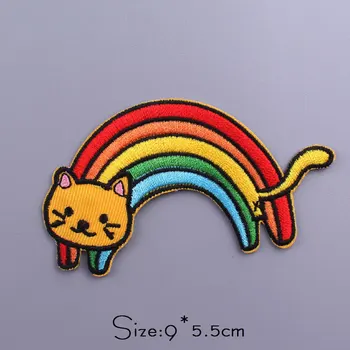 Desene Animate Patch-Uri Pentru Îmbrăcăminte Dragostea Este Dragoste Patch-Uri Brodate Gay Rainbow Stripe Patch Fier Pe Patch-Uri De Pe Haine Aplicatiile Sacou
