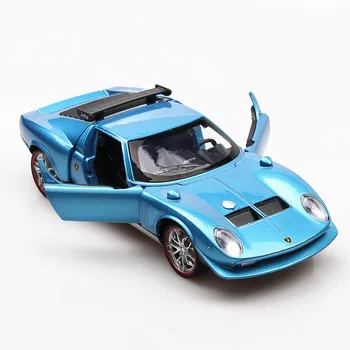 Diecast 1:32 Aliaj Jucărie Mașină Lamborghini-Miura Clasic Supercar Model de Metal Vehicule pentru Copii Cadouri de Crăciun Jucării de Colecție