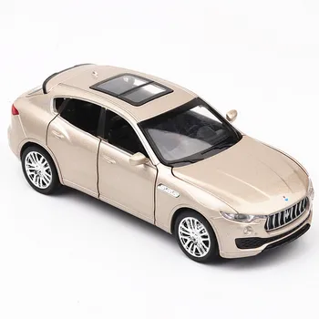 Diecast 1:32 Noul Maserati levante aliaj de Zinc Model de masina de Sunet Și Lumină Trage Înapoi pentru Copii Jucarii Pentru Copii Jucarie Auto Vw Model