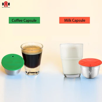 Din Oțel Inoxidabil De Unică Folosință, Spumă De Lapte Filtre De Cafea Compatibil Pentru Nescafe Dolce Gusto Reutilizabile Capsula De Cafea Ceasca De Reumplere