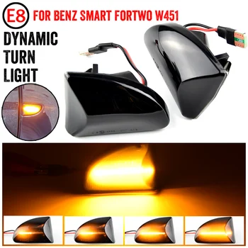 Dinamic Fender Partea Marker Pentru Smart Fortwo W451 Coupe Cabrio Turn Semnal de Lumină LED-uri