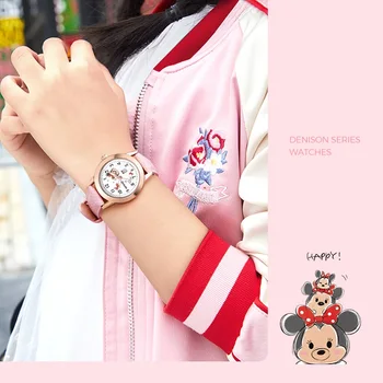 Disney 2021 Oficial Fete Cuarț Ceasuri De Mana Minnie Mouse Marie Cat Donald Duck Drăguț Casual Student Cadou Ceas Japonia Circulație