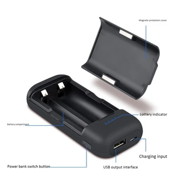 DIY 18650 Baterie Power Bank Cutie Caz Coajă Kit pentru iPhone Telefon Inteligent de Încărcare pentru Huawei