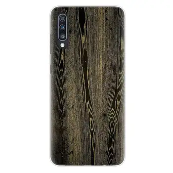 Drăguț Cereale Lemn Moale TPU Caz de Telefon Pentru Samsung Galaxy A51 A71 A50 A70 A20 A30 A40 A10 A20E J4 J6 A6 A7 A8 A9 2018 Acoperire