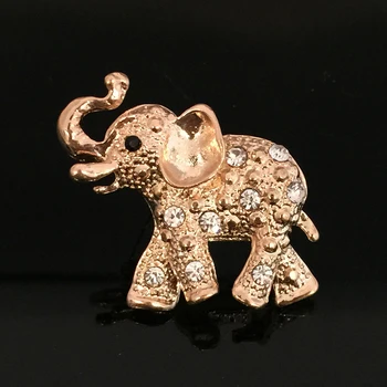 Drăguț Stras Incrustate Elefant Email Animale Broșă Pin Sac Insigna Cadou Brosa Pentru femei Pini Eșarfă Haine Bijuterii Brooche