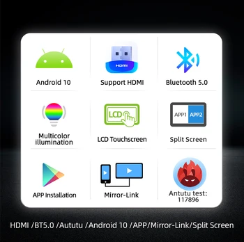 DSP Android 10 4GB RAM, 64GB ROM Auto Radio Player Multimedia Pentru Honda Civic 2006 2007 2008 2009 2010 2011 Navigatie Auto dvd