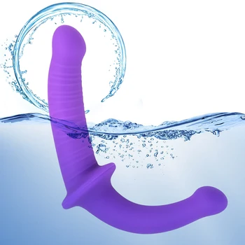Dual Cap de Penis Masturbarea femeilor Adulte Produs Jucarii Sexuale pentru Lesbiene Lung Penis artificial Penis Vibrator Flexibil Dublu Dildo-uri