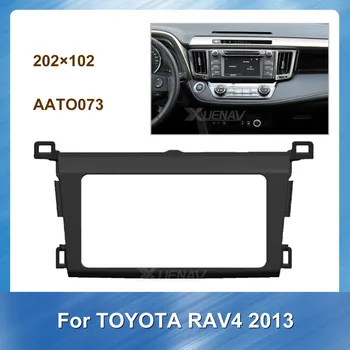 Dublu Din Masina Radio Auto pentru Toyota RAV4 2013+ Cadru de Bord Panoul Ornamental Kit Stereo de Bord Multimedia fascia de navigare GPS