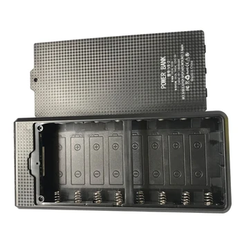 Durabil Detasabila QC3.0 Dual USB LCD DIY 8x18650 Baterie Caz PowerBank Shell Extern Portabil Cutie Powerbank Protector