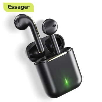 Essager J18 TWS Wireless Bluetooth 5.0 Casti In Ear Stereo Adevărat setul cu Cască fără Fir Handfree Pernuțele pentru Căști Pentru iPhone Xiaomi