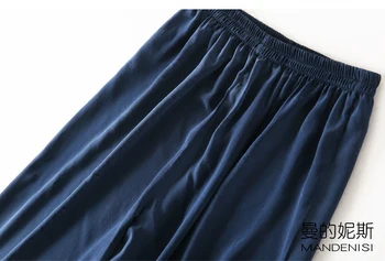 Femei Pur de Mătase Subțire Vrac Tip de moda Pantaloni Lungi Pantaloni bej negru navy multe culori L1014
