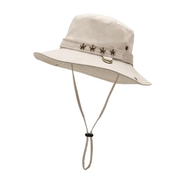Fierbinte Stil Pescar Găleată cu Capac de Nailon Margine Largă Parasolar Anti UV, Impermeabil Pliere Portabil în aer liber Cap Purta Pălărie