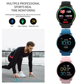 Fitness Sport Ceas Inteligent 2021 Femei Bărbați Tensiunii Arteriale Rata de Inima Tracker Ceas Electronic Ceas Pentru Smartwatch Android iOS