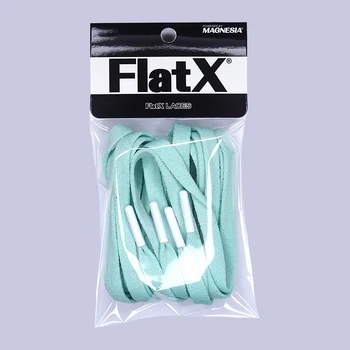 FlatX 8mm Menta Verde/ Alb Culoare Metal Sfaturi Șireturile de Înaltă Calitate Profesională Adidas Dantele Șiret Lacet