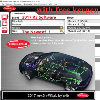 Free Keygen Autocom 2017 Delphi ds150e original 2017 R1 2017 R3 activator 2016 R1 Software ds 150e multidiag Cheie pentru masina camion