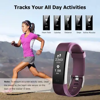 Funasera Ceas Inteligent Bărbați Femei Rata de Inima Monitorizarea Tensiunii Arteriale Tracker de Fitness Smartwatch Ceas Sport pentru ios android +CUTIE