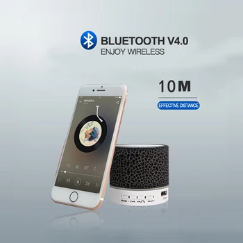 Fără fir Bluetooth Boxe Mini LED Muzica Audio TF, USB, FM Stereo Sunet Subwoofer Difuzor Portabil pentru Telefon Xiaomi Calculator