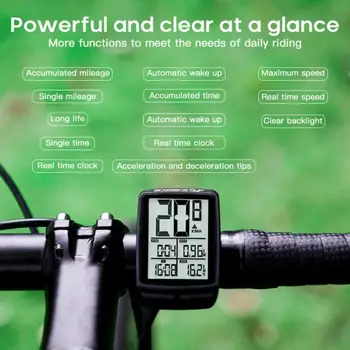 Fără fir, cu Fir de Calculator pentru Biciclete Impermeabil Biciclete Cod Metru Ciclism MTB de Echitatie Kilometrajul Cronometru Vitezometru Bicicleta Accesorii