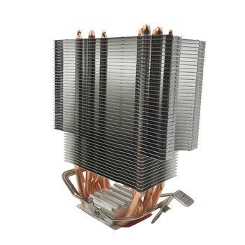 Fără ventilator CPU Cooler 12Cm Fan, 6 Heatpipes de Cupru de Răcire fără ventilator, Radiator pentru LGA 1150/1151/1155/1156/1366/775/2011 AMD