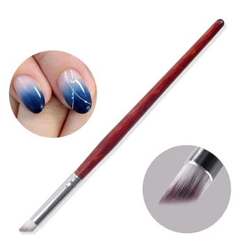 GAM-BELLE 1 buc Profesional Nail Art Pensula Gel cu Gradient Înflorit Unghii Desen Stilou Manichiura Mâner din Lemn Nylon Perie de Păr