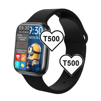 Gata Pentru A Navei Vânzare Fierbinte T500 Inteligente Ceas Inteligent Cu Ecran Tactil Vreme Sănătate Tracker De Fitness Brățară Ceas Pentru Telefonul Mobil