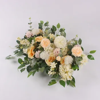 Ghirlande de flori pentru Nunta Arc Gydragea Flori Artificiale Rând pentru DIY Nunta de Flori Decor de Perete de Fundal Petrecere