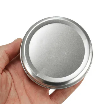 Gol de Aluminiu Crema Borcan Tin Cosmetice Balsam de Buze Containere de Unghii Derocation Meserii Oală de Sticlă cu Filet 15ml/50 ml/100ml/150ml
