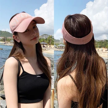 Gol Pălărie de Top Sport, Pălării de Soare pentru Femei Cozoroc Pălărie Reglabil Golf Fata de Tenis de Baseball Capace Imprimate de Funcționare în aer liber protecție Solară