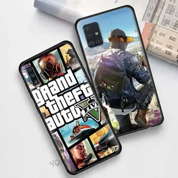 Gta 5 Grand Theft Auto V Caz de Telefon pentru Samsung Galaxy A51 A71 A21s A31 A41 M30s A11 M51 A42 5G A91 A01 A21 Capac Moale Shell