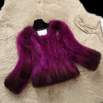 Haina de blana Noua naturală de raton haină de blană femei pe scurt, subțire strat de piele geaca de toamna/iarna 2021
