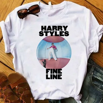 Harry Styles Tipărite, Digitale de imprimare de Moda Pierde Bumbac T-shirt pentru Bărbați și Femei pe Maneci Scurte T-shirt Subțire Top Nou Album