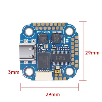 IFlight SucceX-D Mini F7 TwinG 2-8S Zbor Controller (ICM20689) cu Universal USB de tip C racord pentru FPV HD sistem de Drone