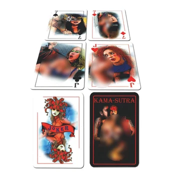 Imagini pentru adulți Poziții de Sex Tipărite Cărți de Joc - Kamasutra imagine reală proces carti de Joc 54 de carduri