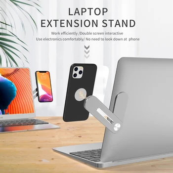 IMIDO Suport Ecran Hoder Laptop Partea de Montare Conecta Tableta cu Suport Dual Monitor Clip Reglabil Telefon Stand Titular