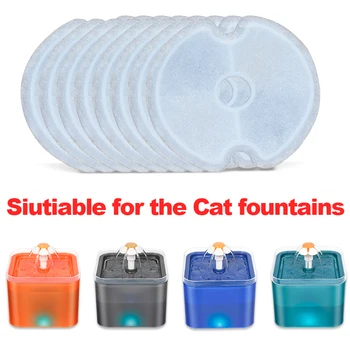 Inlocuit Filtru De Carbon Activ Pentru Cat De Apă Potabilă Fountain Înlocuire Filtre De Flori Pentru Animale De Companie Câine Tur Fantana Dozator