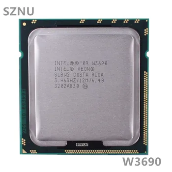 Intel Xeon W3690 w3690 procesor CPU /3.46 GHz /LGA1366/12MB L3 Cache/Six-Core/ server CPU Transport Gratuit, de lucru