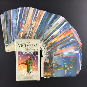 Invers Tarot Kit de Cărți de Tarot Oracle Tarot Card pentru Soarta Divinație Jocuri de societate Pentru Adulți Petrecere de Familie Cărți de Joc