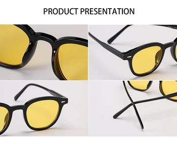 JackJad 2021 Rece de Moda Vintage Rotund Stil de ZI ochelari de Soare Femei Tentă Ocean Obiectiv ins Elegant Design de Brand Ochelari de Soare SS0821