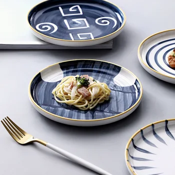 Japoneze placa ceramica bone china cină seturi de sushi, salata de Fructe, desert, farfurii tăvi de servire decorative de crăciun plăci