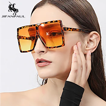 JIFANPAUL 2021 Europene și Americane ins cadru mare tendință de bărbați și femei ochelari de soare rama de metal hingesunglasses de sex feminin de epocă